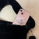 コットンバニーポポジェリーハードアイフォンケース/Cotton bunny popo Jelly Hard phone case ivory