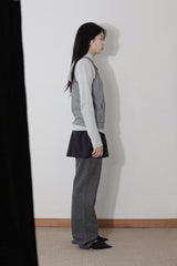 バラクラバニットジップアップ ver.2_ grey