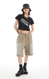 リフレクティブクロップTシャツ