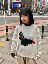 Cat tail knit