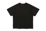 ラウンドフラワーTシャツ/ROUND FLOWER TEE SHIRT_BLACK