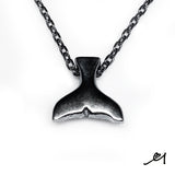 necklace 'whale tail'  {MADE}