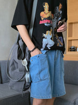 De Lap Incision Cargo Bermuda Pants (127)