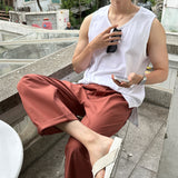 リーンアンドセミワイドリネンベンダブルパンツ / Lean and Semi-Wide Linen Bendable Pants (6 colors)
