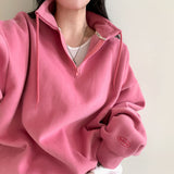 [BELLIDE MADE] TONE UP DOUBLE SIDE RAISED HALF NECK SWEAT