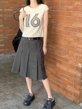 リル16スポーティーメッシュクロップ半袖Tシャツ / RilU 16 Sporty Mesh Crop Short-Sleeved T-Shirt