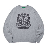 HTT ウールニット / HTT Wool Knit_Gray