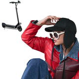 EAR FLAP BALL CAP BLACK / COTTON FLAP