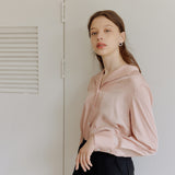 SILKY COLLAR SHIRT_PINK (6600107491446)