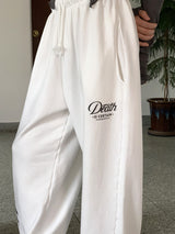 チャレンジピグメントレタリングワイドコットントレーニングパンツ / Challenges Pigment Lettering Wide Cotton Training Pants