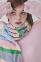 カラーストライプマフラー / Color Stripe Muffler [Yellow]