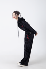 ダーリンユアスウェットパンツ / DARLING, YOUR SWEATPANTS ! #VELVET BLACK