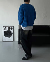 YM Raven Alpaca Wool Crop Knitwear (4 colors)