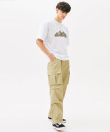 TWO TUCK CARGO STRING JOGGER PANTS (BLACK) (6585162334326)