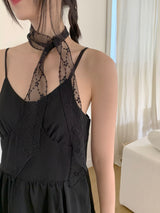 Chuse Chiffon Cancan Flare Sleeveless Mini Dress