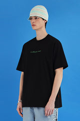 ロゴリーフTシャツ/ブラック