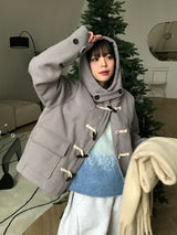 プレジャーダッフルショートコート