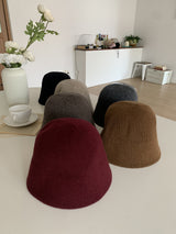ASCLO Wool Simple Bucket Hat (6color)