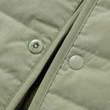 [Riversible]Fleece & Padding Vest V2 Light Khaki (6622450352246)