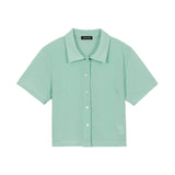 リラックスクリンクルシャツ / RELAXED CRINKLE SHIRT (MINT)