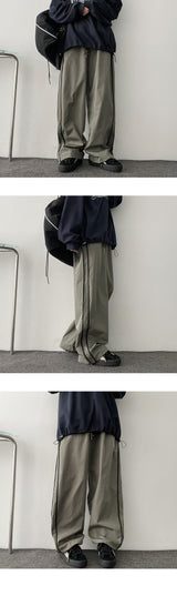[Jogger, Wide 2] ドリットポニーラインストリングトレーニングワイドパンツ