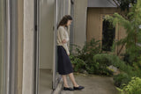 Vボタンカーディガン/V BUTTON CARDIGAN_IVORY