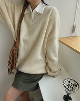 アルパカボキシーニット / Alpaca Boxy Knit (5color)
