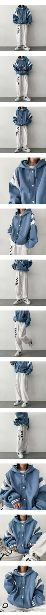 Numbering Wide Jogger Pants