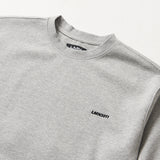 オーバーフィットスウェットシャツ/OVERFIT SWEAT SHIRT-MELANGE GREY