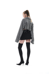 カットアウトミニスカート/CUT OUT MINI SKIRT
