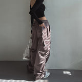 (UNISEX) ハイシャーリングカーゴパンツ