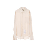 AWENDE Celine cuffs shirt / ivory (6610513952886)