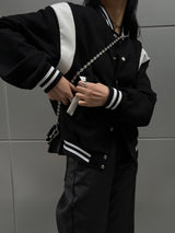 [UNISEX] ヴァラシティスタジアムレザーポイントジャケット