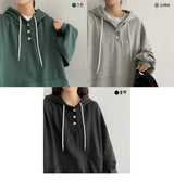 サンバーボキシーボタンフードアノラック / San Burboxy Button Hood Anorak