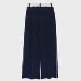 パイピングストレートスウェットパンツ/PIPING STRAIGHT SWEATPANTS (NAVY)