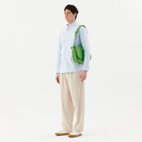 Round Flap Crossbody Bag (Green)
