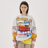 チャレンジレーシングスェットシャツ / Challenge Racing Sweatshirt (Light Gray)
