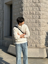 LMN ミュートワイドデニムパンツ / LMN Mute Wide Denim Pants (blue)