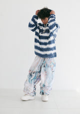 タイダイフーディ / BSR2223FWPO009 BS TIE-DYE HOODIE NAVY