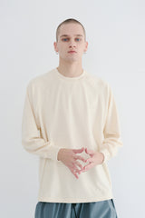 クラシックロゴテリーロングスリーブ / BSR2223FWPO087 CLASSIC LOGO TERRY LONG SLEEVE CREAM