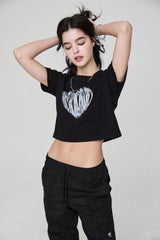 クロームハートクロップTシャツ