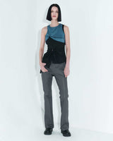 チェーンリンクレイヤードトップ / Chain Link Layered Top _ Teal