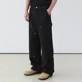 RIVET CARPENTER BLACK DENIM