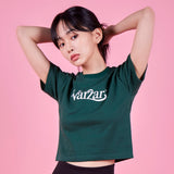 リーフVZロゴクロップTシャツ