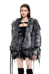 NO.475 [SILVER] ノットクロスレザーネックレス