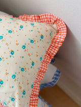 Candy Pop Checkered Frill Mini Cushion Cover Baby Pillow