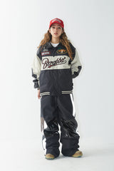 クロスボックスリフレクティブトラックパンツ / BSR2223FWPT031 WD CROSS BOX REFLECTIVE TRACK PANTS BLACK
