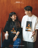 ブレスロゴT / MOBLAB BREATH LOGO TEE BLACK / WHITE 2023SS