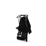 Tassel Ankle Heel(Black)