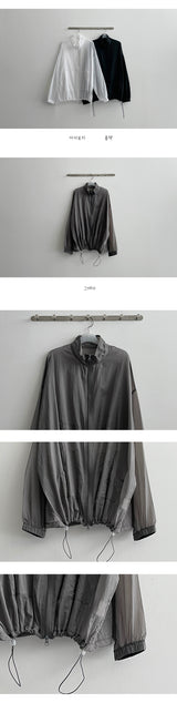 ディコサマーツーウェイナイロンジップアップジャンパー / Dicho Summer Two Way Nylon Zip-Up Jumper